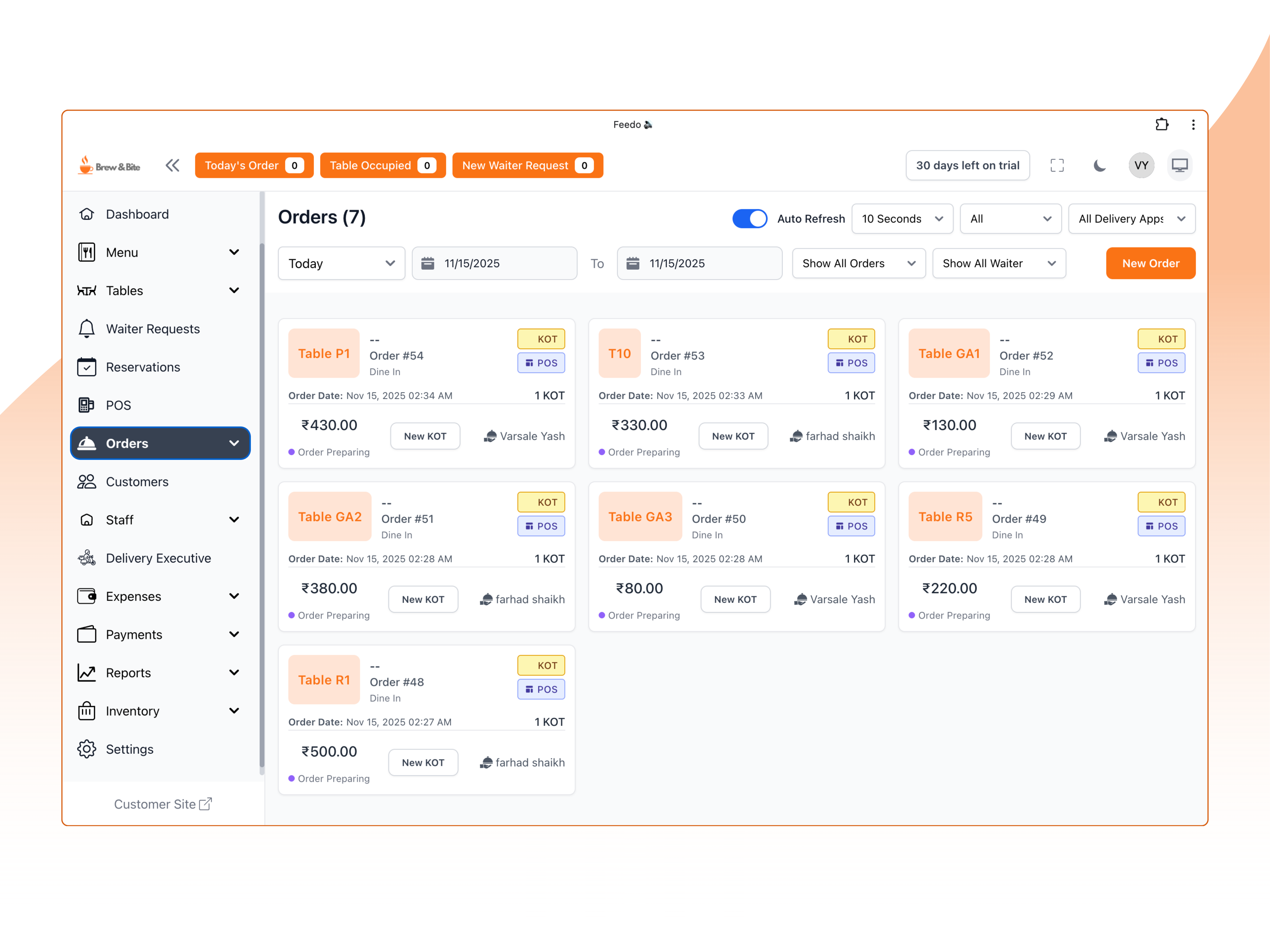 No more missing items or wrong bills