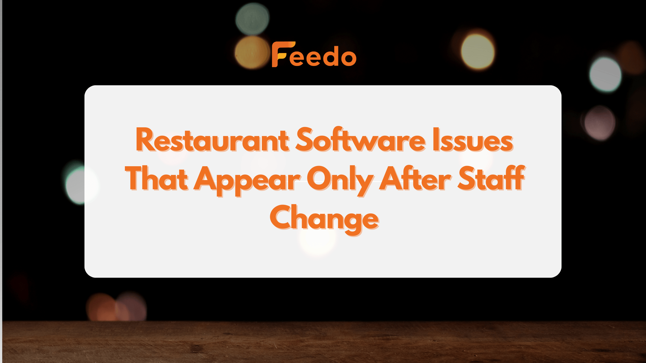 Restaurant staff training on POS software after staff change