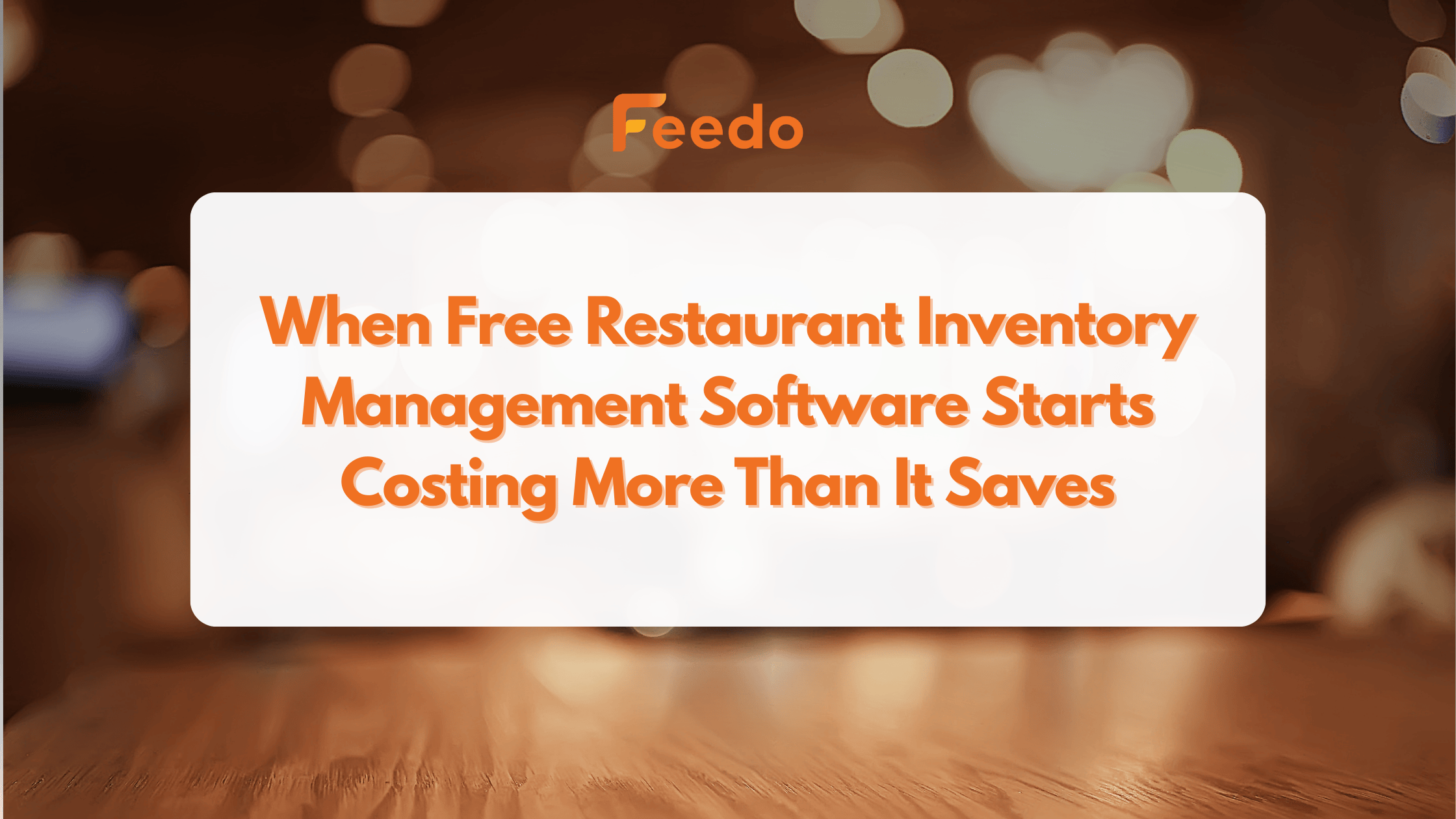restaurant inventory management software used in Indian kitchen operations
