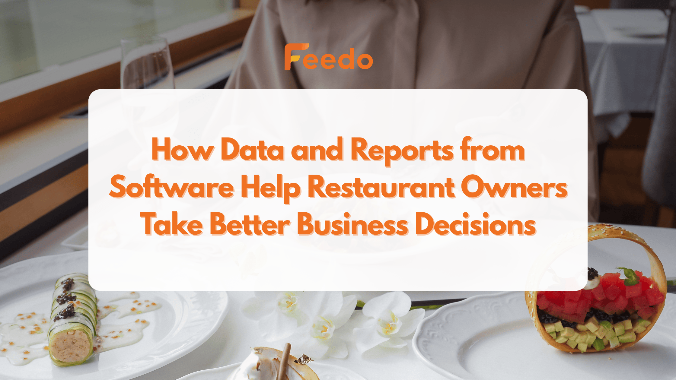 Restaurant owner reviewing sales and inventory reports on restaurant management software dashboard.