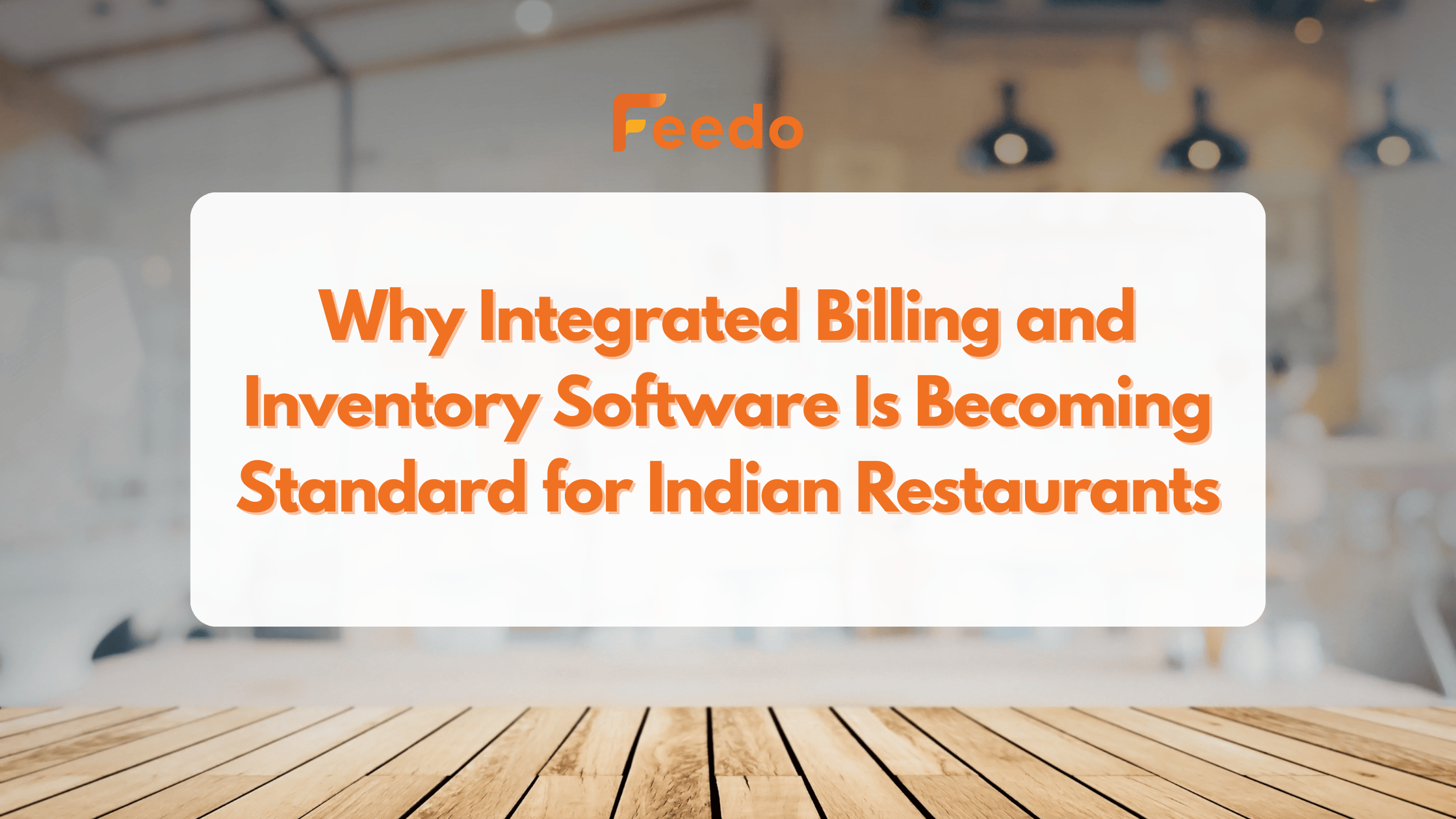 Integrated restaurant billing and inventory software dashboard used at billing counter.