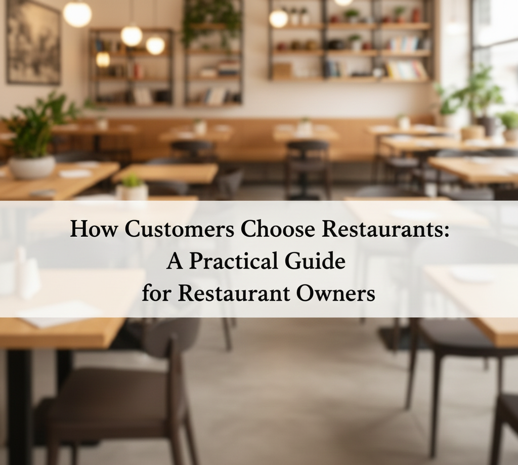 Restaurant customers browsing a digital menu and placing an order using modern restaurant technology